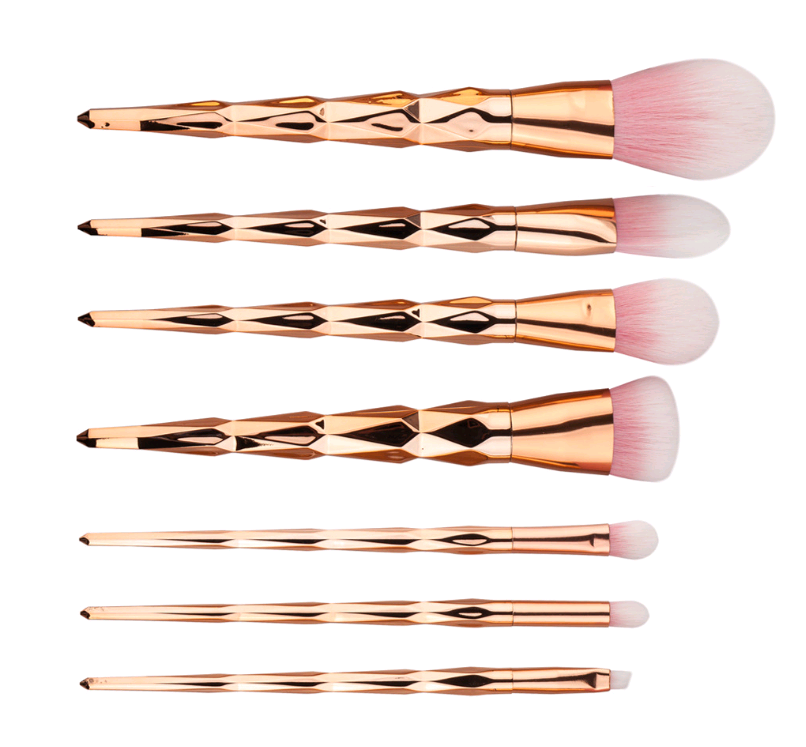 7 makeup brushes, makeup tools, diamond makeup brush foundation brush 7 makeup brushes, makeup tools, diamond makeup brush foundation brush